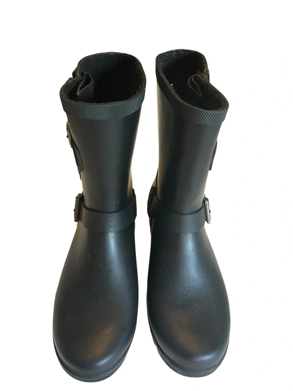 Sperry Waterproof Rubber Rain Boots Black Size 7 Women’s